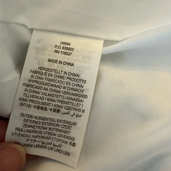 NWT Boden Thea Tailored Linen Blazer Multi, Exotic Paradise, 8P - Picture 11 of 16